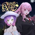 Cover art for『Mori Calliope & Tokoyami Towa - Queen of the Night』from the release『Queen of the Night』