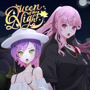 『Mori Calliope & 常闇トワ - Queen of the Night』収録の『Queen of the Night』ジャケット
