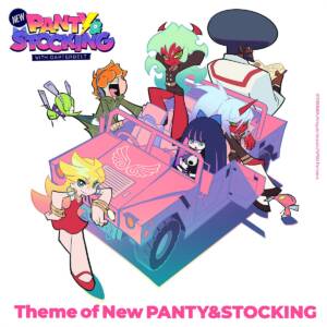 『TeddyLoid & ☆Taku Takahashi with Ashley & E.V.P - Theme of New PANTY & STOCKING』収録の『Theme of New PANTY & STOCKING』ジャケット