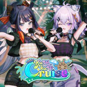 『Ninomae Ina'nis & 猫又おかゆ - Kurukuru Cruise』収録の『Kurukuru Cruise』ジャケット