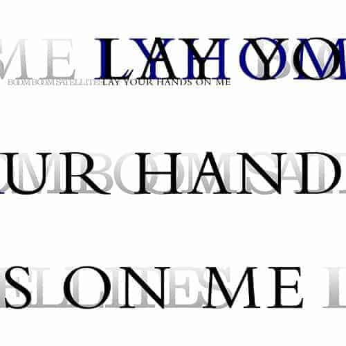 『BOOM BOOM SATELLITES - LAY YOUR HANDS ON ME』収録の『LAY YOUR HANDS ON ME』ジャケット