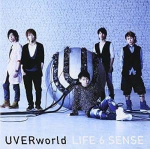 『UVERworld - 一石を投じる Tokyo midnight sun』収録の『LIFE 6 SENSE』ジャケット